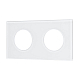 Рамка стеклянная на 2 поста Arlight FRM-GLARE-GC-2-WH 043835