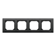 Рамка 4-постовая Schneider Electric Merten System M MTN486414