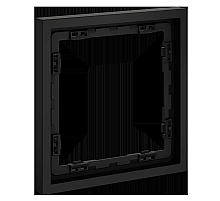 Рамка на 1 пост Voltum S70 VLS100108 (черный матовый)
