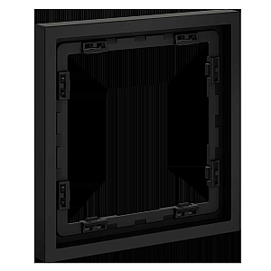 Рамка на 1 пост Voltum S70 VLS100108 (черный матовый)
