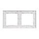 Рамка двухместная Arlight FRM-GLARE-GS-2-WH 043796