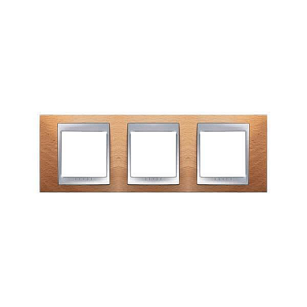 Рамка 3-постовая Schneider Electric Unica Top MGU66.006.0M2