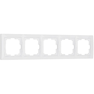 Рамка на 5 постов Werkel Snabb basic белый W0052001 4690389161452