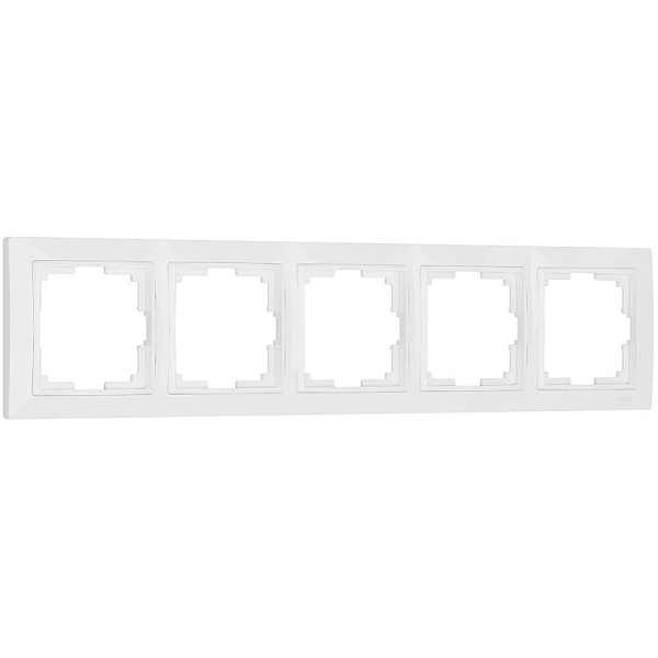 Рамка на 5 постов Werkel Snabb basic белый W0052001 4690389161452