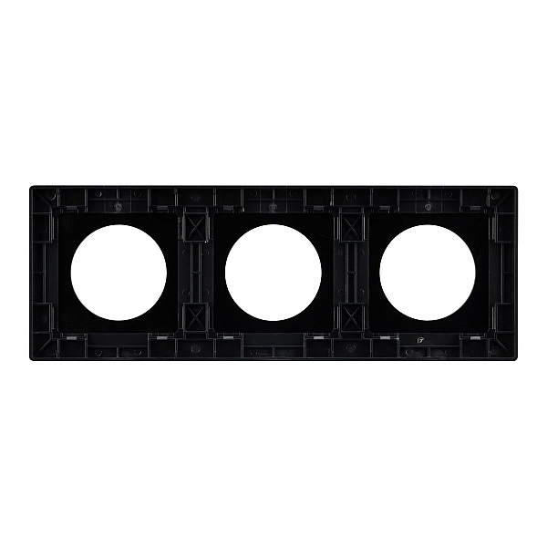 Рамка 3-местная алюминиевая Arlight FRM-PRESTO-ALR-3-BK 043872