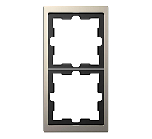 Рамка 2-постовая Schneider Electric Merten D-Life MTN4020-6550