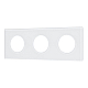 Рамка стеклянная на 3 поста Arlight FRM-GLARE-GC-3-WH 043838