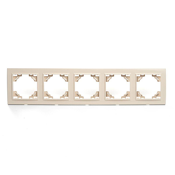 Рамка 5-постовая Stekker Эрна слоновая кость PFR00-9005-02 39621