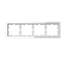 Рамка 4-постовая Schneider Electric Merten D-Life MTN4040-6520