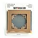 Рамка 1-постовая Stekker Катрин золото GFR00-7001-08 49032