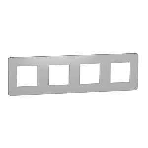 Рамка 4-постовая Schneider Electric Unica New NU280855