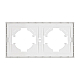 Рамка пластиковая на 2 поста Arlight FRM-TENDO-SFPL-2-GD 054647