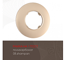 Рамка одноместная Arte Milano 502.08-1.shampan