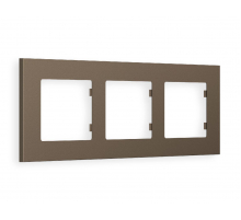 Рамка трехместная Ambrella Volt Qubi AF250633