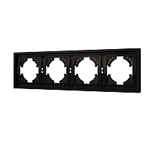 Рамка пластиковая на 4 поста Arlight FRM-TENDO-PL-4-BK 053848