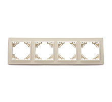 Рамка 4-местная горизонтальная Stekker PFR00-9004-02 39243