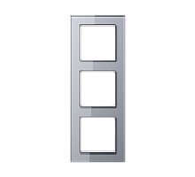 Рамка трехместная Jung AC583GLKG