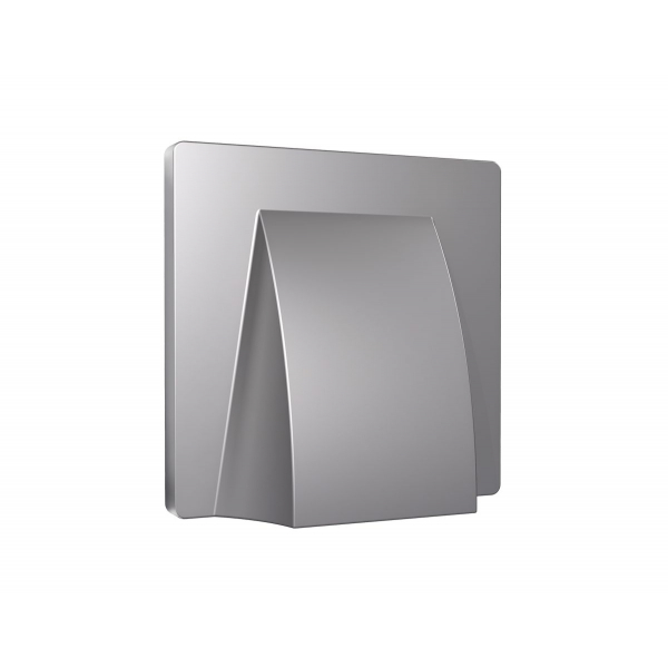 Лицевая панель Alfa (Сталь матовый) для вывода кабеля Quant Ambrella Volt AP5158