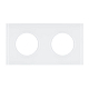 Рамка стеклянная на 2 поста Arlight FRM-GLARE-GC-2-WH 043835