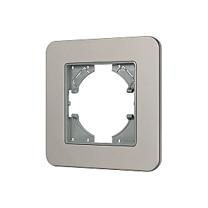 Рамка алюминиевая на 1 пост Arlight FRM-AKIRY-SFAL-1-SR 049684
