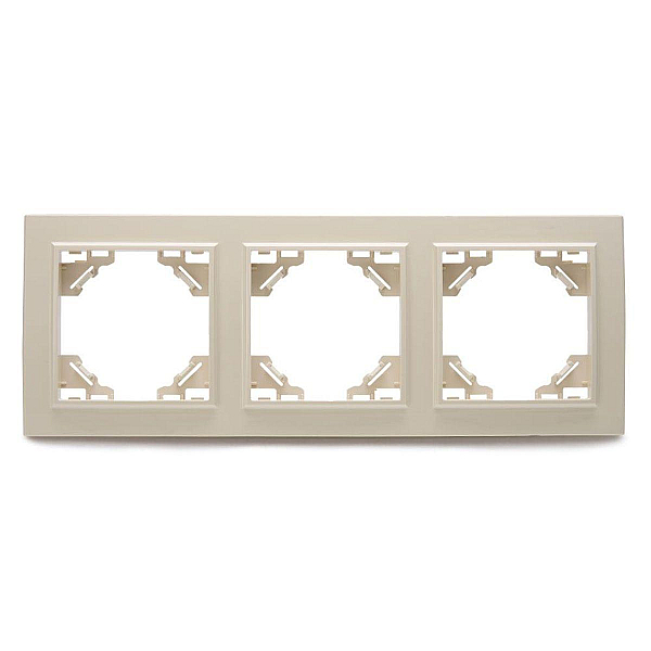 Рамка 3-постовая Stekker Эрна слоновая кость PFR00-9003-02 39242