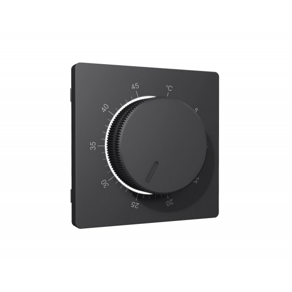 Лицевая панель Alfa (Графит мягкое касание) для терморегулятора теплого пола Quant Ambrella Volt AP9057