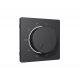 Лицевая панель Alfa (Графит мягкое касание) для терморегулятора теплого пола Quant Ambrella Volt AP9057