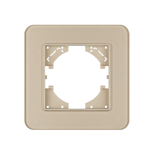 Рамка стеклянная на 1 пост Arlight FRM-OMALI-SFGS-1-GD 049679