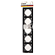 Рамка 5-постовая Stekker Эрна черный PFR00-9005-03 39622