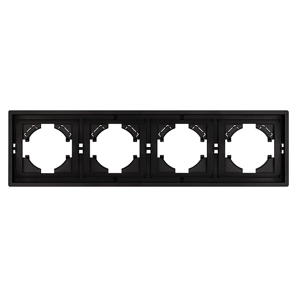 Рамка пластиковая на 4 поста Arlight FRM-TENDO-PL-4-BK 053848