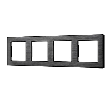 Рамка четырехместная Arlight FRM-PRESTO-ALS-4-BK 043862
