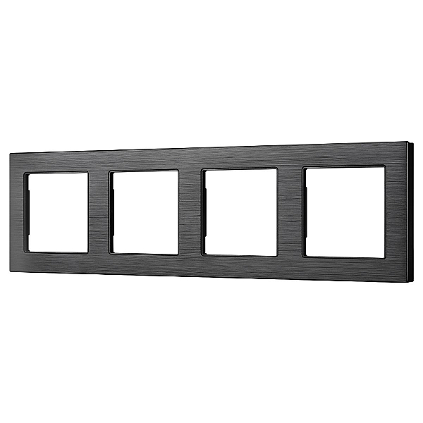 Рамка четырехместная Arlight FRM-PRESTO-ALS-4-BK 043862