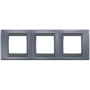 Рамка 3-постовая Schneider Electric Unica Top MGU66.006.297