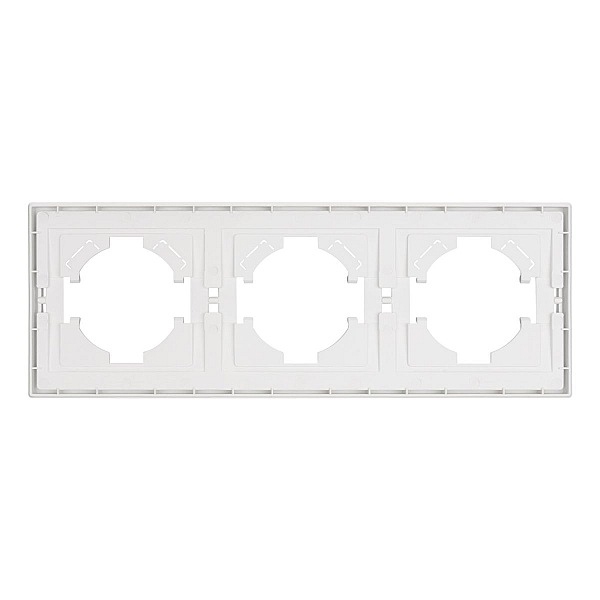 Рамка пластиковая на 3 поста Arlight FRM-TENDO-SFPL-3-WH 054653