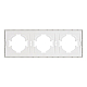 Рамка пластиковая на 3 поста Arlight FRM-TENDO-SFPL-3-WH 054653
