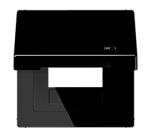 Рамка с подпружиненной крышкой для USB-механизмов Jung LS990BFKLUSBSW