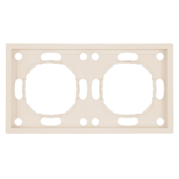 Рамка Stekker, PFR00-5002-08 2-местная Эмили, кашемир, soft touch 49911