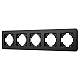 Рамка на 5 постов алюминиевая Arlight FRM-AKIRY-SFAL-5-BK 049747