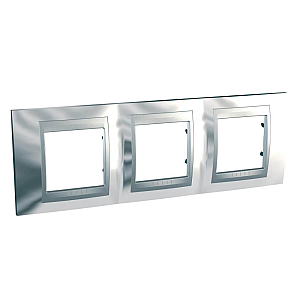 Рамка 3-постовая Schneider Electric Unica Top MGU66.006.010