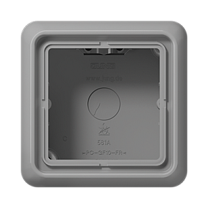 Коробка одноместная Jung CD581AGR