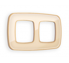 Рамка двухместная Ambrella Volt Coint OF640342