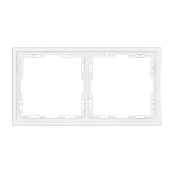 Рамка пластиковая Arlight FRM-NOBE-SFPL-2-WH 054215