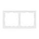 Рамка пластиковая Arlight FRM-NOBE-SFPL-2-WH 054215