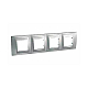 Рамка 4-постовая Schneider Electric Unica Top MGU66.008.010