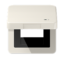 Рамка с подпружиненной крышкой для USB-механизмов Jung CD590KLUSB