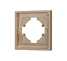 Рамка пластиковая на 1 пост Arlight FRM-TENDO-PL-1-GD 053838