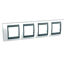Рамка 4-постовая Schneider Electric Unica Top MGU66.008.292