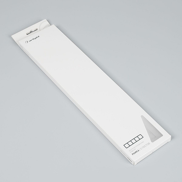 Рамка на 5 постов пластиковая Arlight FRM-PERIO-PL-5-WH 049762