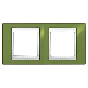 Рамка 2-постовая Schneider Electric Unica Хамелеон MGU6.004.866