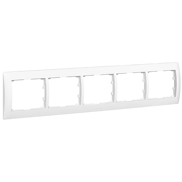 Рамка 5-постовая Legrand Galea Life белая 771005